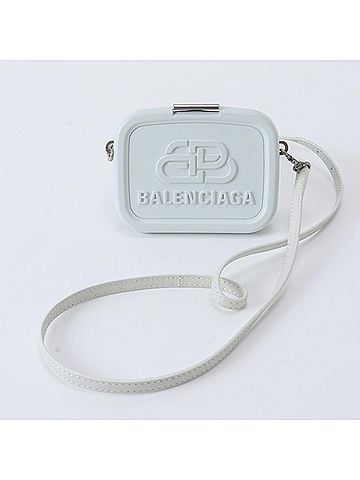 Balenciaga Balenciaga Leather Shoulder Bag Lunchbox Mini Case Crossbody for Women (view 1)