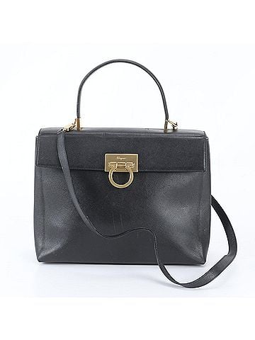 Salvatore Ferragamo Salvatore Ferragamo Gancini Leather 2-Way Handbag Shoulder Bag for Women (view 1)