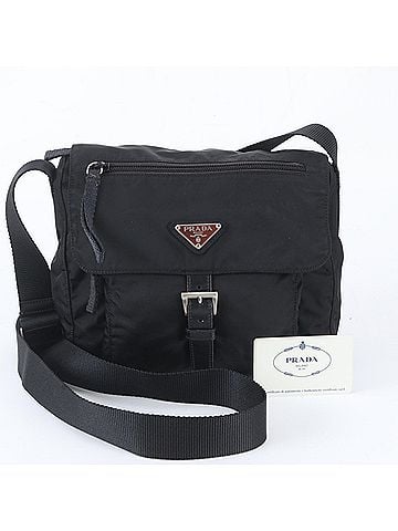 Prada Prada Tessuto Nylon Shoulder Bag with Triangle Logo (B8994) - Men's Guarantee Card (view 1)