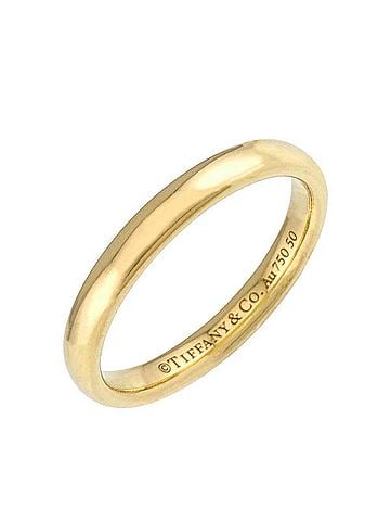 Tiffany & Co. Tiffany &amp; Co. Stacking Band Ring, 18K Yellow Gold (750) (view 1)