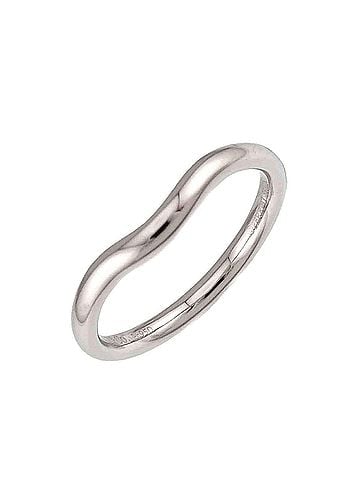 Tiffany & Co. Tiffany &amp; Co. Curved Band Ring (Pt Platinum) (view 1)