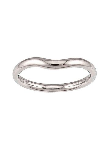 Tiffany & Co. Tiffany &amp; Co. Curved Band Ring (Pt Platinum) (view 2)