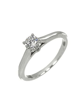 Cartier Cartier Solitaire Diamond Ring, 0.24ct, E VVS1, 3EX, Platinum. (view 1)