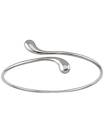 Tiffany & Co. Tiffany &amp; Co. Double Teardrop Bangle 17.5cm SV 925 Sterling Silver Bracelet (view 2)