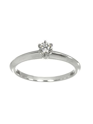 Tiffany & Co. Tiffany &amp; Co. Solitaire 1 Ring, 0.19ct Diamond, Platinum (Pt) (view 2)