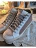 P448 100% Leather Pink White Sneakers Size EU 38 - photo 4