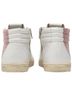 P448 100% Leather Pink White Sneakers Size EU 38 - photo 2