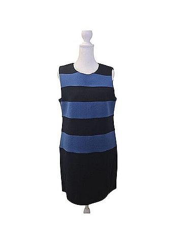 Theory Colorblock Sleeveless Shift Dress Casual Dress (view 1)