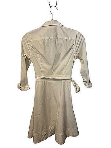 Banana Republic Button-Front Shirt Mini Dress Casual Dress (view 2)