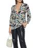 IRO 100% Viscose Floral Multi Color Long Sleeve Blouse Size 4 - photo 1