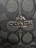 Coach Print Gray Black Shoulder Bag One size - photo 14
