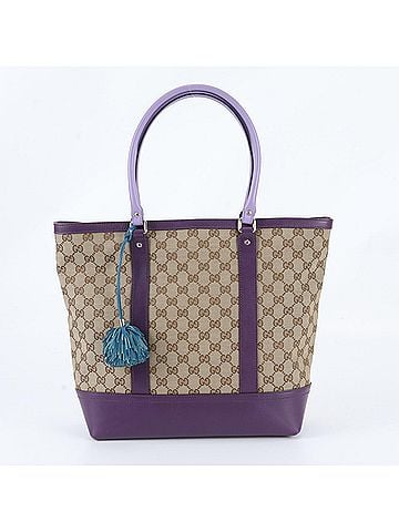 Gucci Gucci GG Canvas 282327 Leather Tote Bag Handbag Shoulder Brand Women's (view 1)