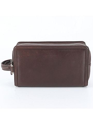 Balenciaga Balenciaga Leather Second Bag Clutch Handbag Pouch Brown Brand Men's (view 1)