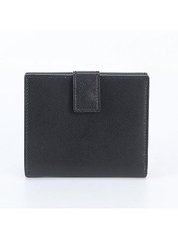 Salvatore Ferragamo Salvatore Ferragamo Vara Ribbon Leather Bi-fold Wallet, Black, Women's (view 2)