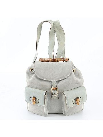 Gucci Gucci Bamboo 003 2058 0016 Leather Backpack, Rucksack, Handbag, Brand Name, Women's (view 1)