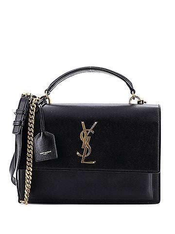 Saint Laurent Sunset Top Handle Shoulder Bag Leather Medium (view 1)