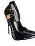 Ellie 100% Patent Leather Black Heels Size 9 - photo 1