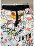 Phat Farm 100% Polyester Graphic White Athletic Shorts Size L - photo 5