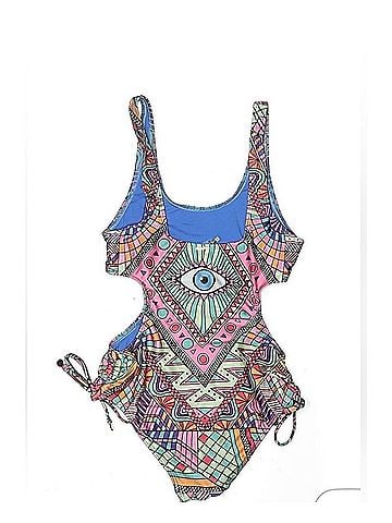 Wildfox Geometric One-Piece Swimsuit One Piece Swimsuit (view 2)