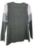 Bearsland Gray White Green Long Sleeve Top Size S - photo 2