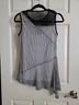 Lynn Ritchie Checkered-gingham Black White Sleeveless Top Size S - photo 4