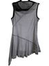 Lynn Ritchie Checkered-gingham Black White Sleeveless Top Size S - photo 2