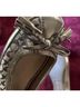 Coach 100% Leather Print Silver Flats Size 8 1/2 - photo 5