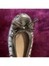 Coach 100% Leather Print Silver Flats Size 8 1/2 - photo 6