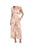 Taylor 100% Cotton 18% Polyester Floral Pink White Jumpsuit Size M - photo 1