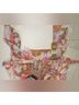 Taylor 100% Cotton 18% Polyester Floral Pink White Jumpsuit Size M - photo 5