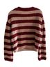 J.Crew Stripes Red Tan Pullover Sweater Size XS - photo 3