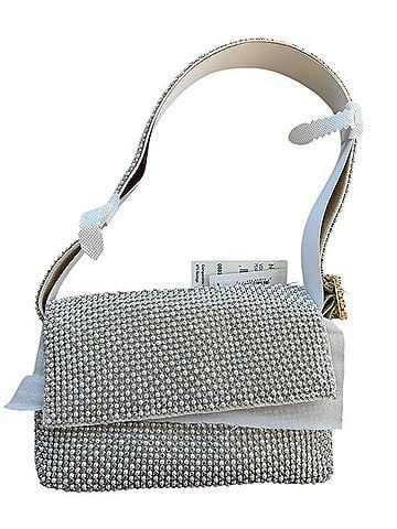 Jessica McClintock Crystal-Embellished Shoulder Bag Shoulder Bag (view 1)