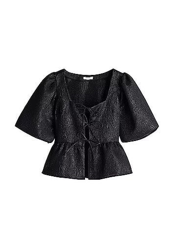 H&M Short Sleeve Blouse (view 1)
