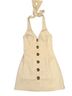 The Wolf Gang Ivory Gold Cocktail Dress Size S - photo 4