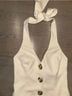 The Wolf Gang Ivory Gold Cocktail Dress Size S - photo 6