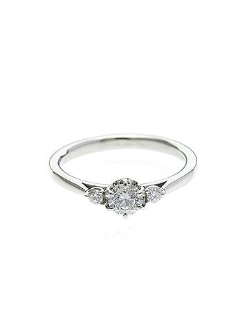 Unbranded Unbranded Diamond Ring Platinum Fashion Diamond Engagement Ring Carat/0.33 Silver (view 1)