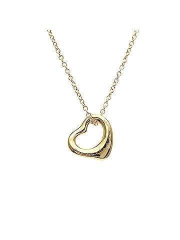 Tiffany & Co. Tiffany Open Heart Necklace With Diamonds Pink Gold (18K) Diamond Women,Men Fashion Necklace (Pink Gold) (view 2)