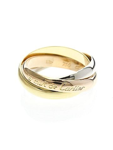 Cartier Cartier Trinity Ring Yellow Gold (18K),Pink Gold (18K),White Gold (18K) Fashion No Stone Band Ring Gold (view 1)