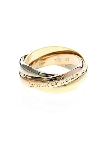 Cartier Cartier Trinity Ring Yellow Gold (18K),Pink Gold (18K),White Gold (18K) Fashion No Stone Band Ring Gold (view 1)