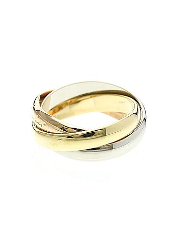 Cartier Cartier Trinity Ring Yellow Gold (18K),Pink Gold (18K),White Gold (18K) Fashion No Stone Band Ring Gold (view 2)