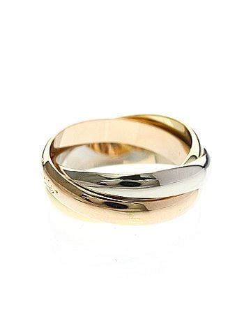 Cartier Cartier Trinity Ring Yellow Gold (18K),Pink Gold (18K),White Gold (18K) Fashion No Stone Band Ring Gold (view 2)