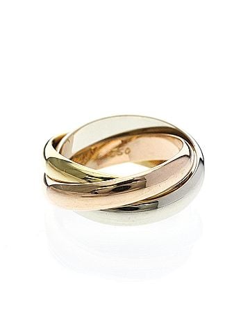 Cartier Cartier Trinity Ring Yellow Gold (18K),Pink Gold (18K),White Gold (18K) Fashion No Stone Band Ring Gold (view 1)