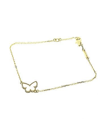 Van Cleef & Arpels Van Cleef &amp; Arpels Sweet Alhambra Papillon Bracelet Yellow Gold (18K) Mother Of Pearl Charm Bracelet Gold (view 1)