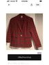 Anne Klein Plaid Red Blazer Size S - photo 3