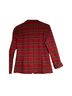Anne Klein Plaid Red Blazer Size S - photo 2