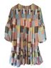 Cinq à Sept 100% Polyester 100% Polyester Print Multi Color Pink Blue Casual Dress Size 10 - photo 2