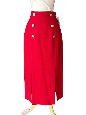 Isaac Hazan Wool Skirt (view 1)