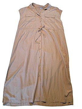 Old Navy Dolman Sleeve Utility Midi Shirt Dress Casual Dress (view 1)