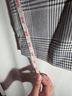 H&M Plaid Gray Black Track Pants Size 29 waist - photo 8