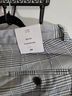 H&M Plaid Gray Black Track Pants Size 29 waist - photo 5